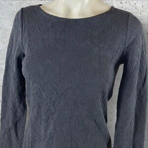 Snoskins Shirt Women’s Medium Black Athletic Stretch Long Sleeve USA E149